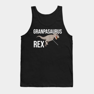 Funny Grandpasaurus Rex T-Rex Grandpa Dinosaur Tank Top